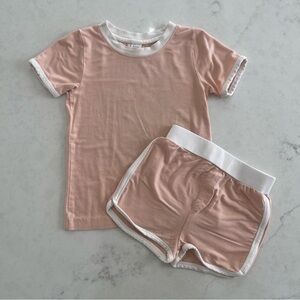 Kate Quinn Bamboo Ringer Tee & Shorts Set